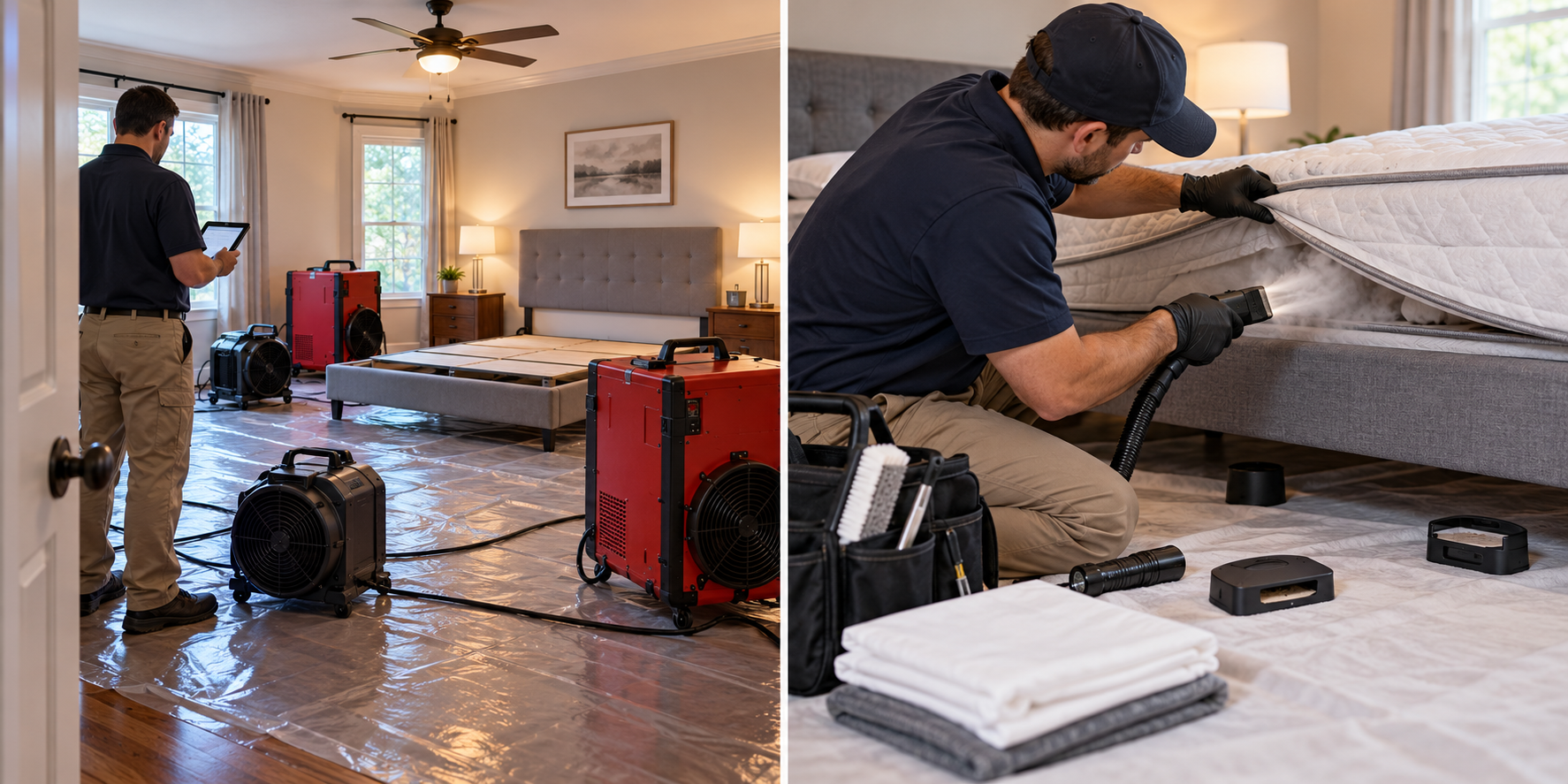 Comparison of a professional whole-room heat setup and a targeted multi-method bed-bug inspection and treatment visit